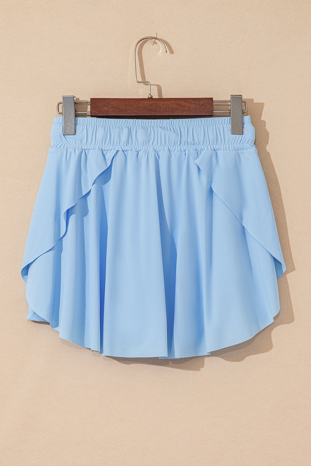 Sky Blue Lined Tennis Skorts