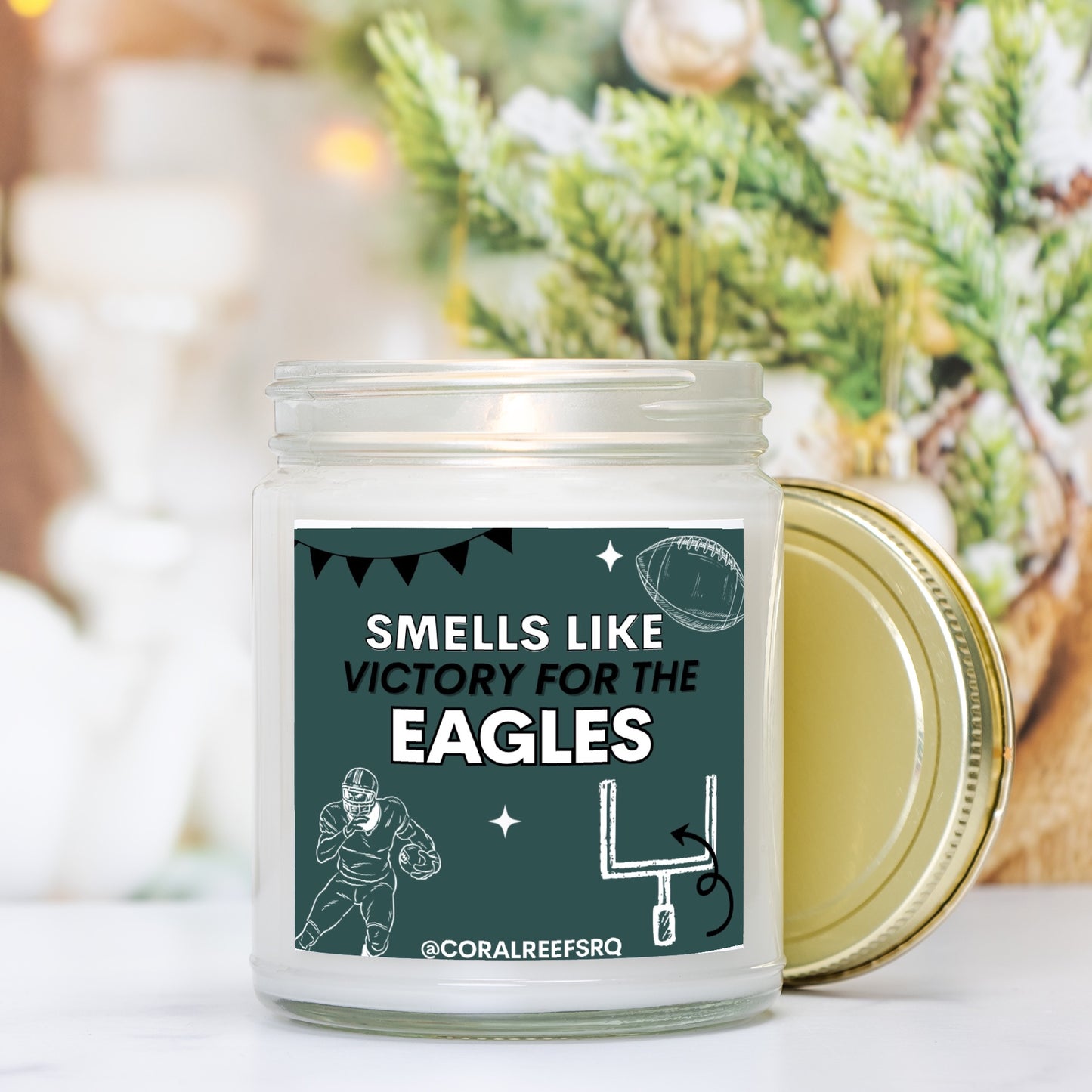 Eagles Victory Candle