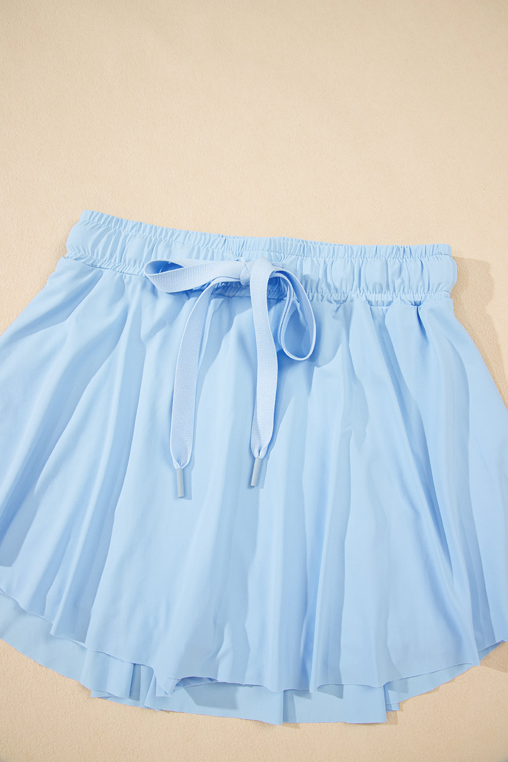 Sky Blue Lined Tennis Skorts