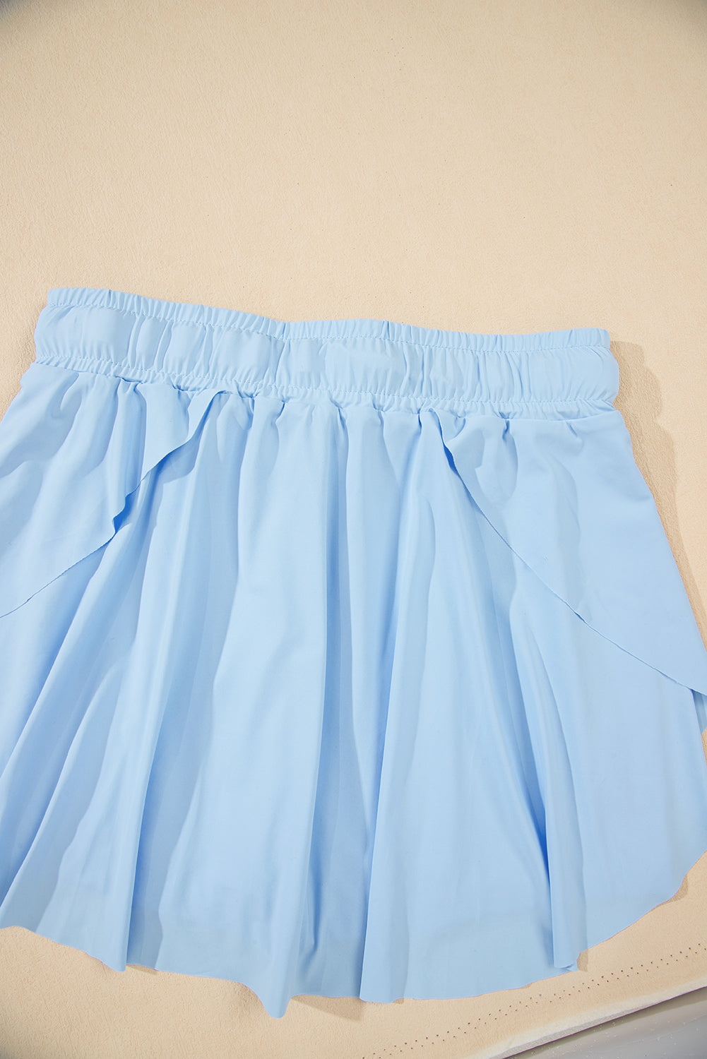 Sky Blue Lined Tennis Skorts