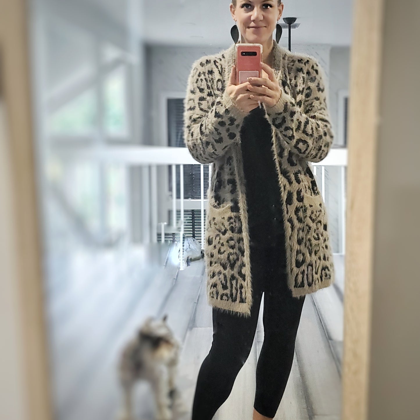 Not so basic legging - coral & reef