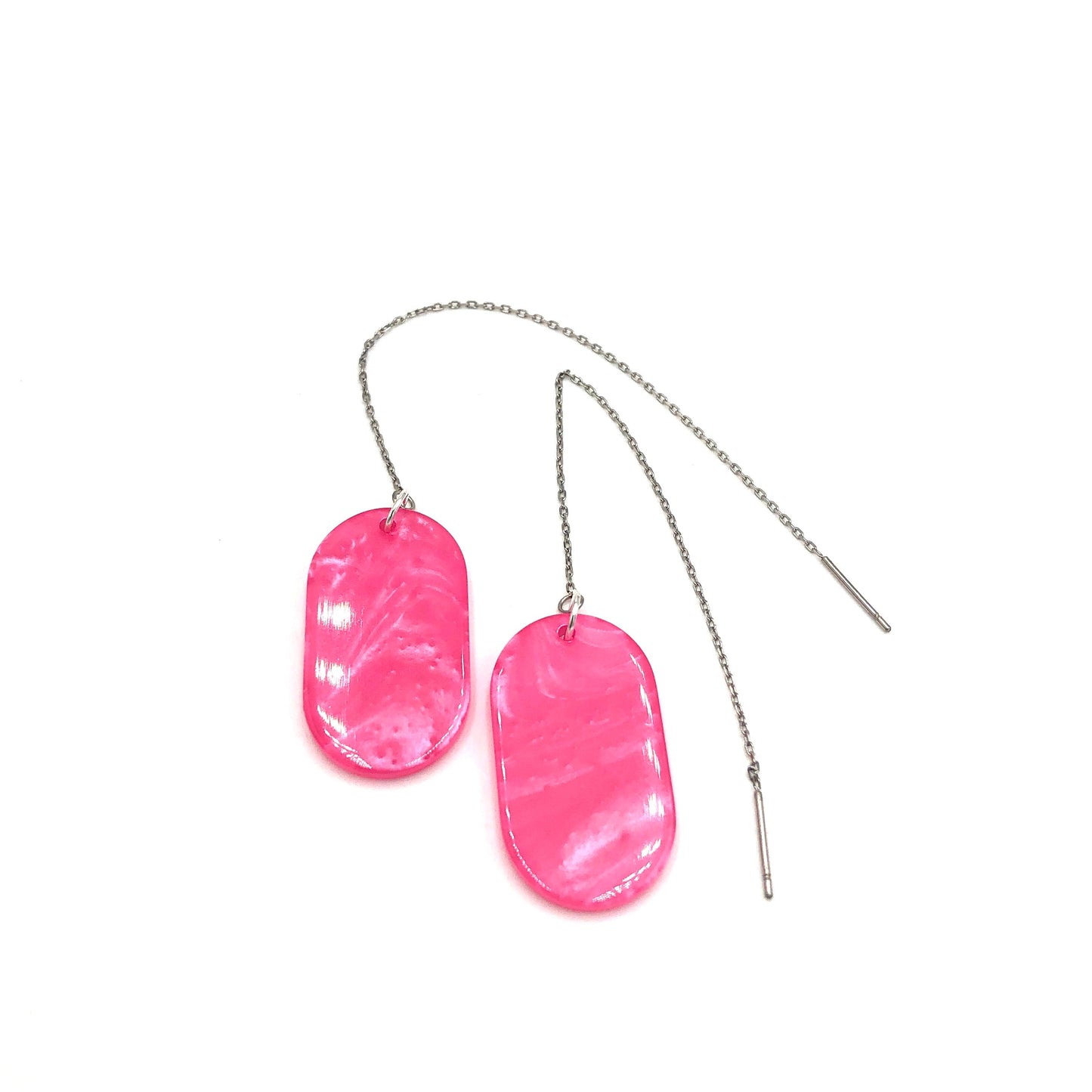 Watermelon Tag Threader Earrings