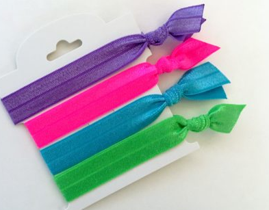 Hair Coils - coral & reef