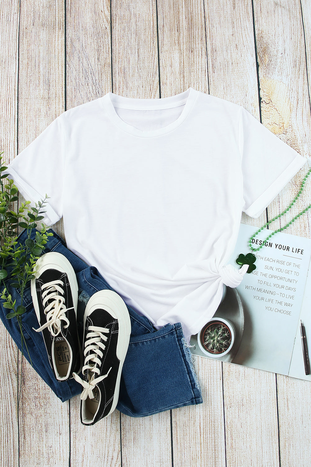 Basic Tees - coral & reef
