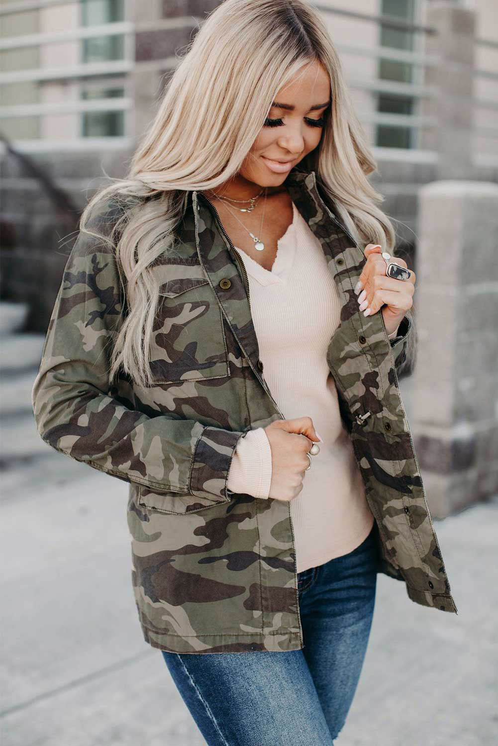 Now You See Me Jacket - coral & reef