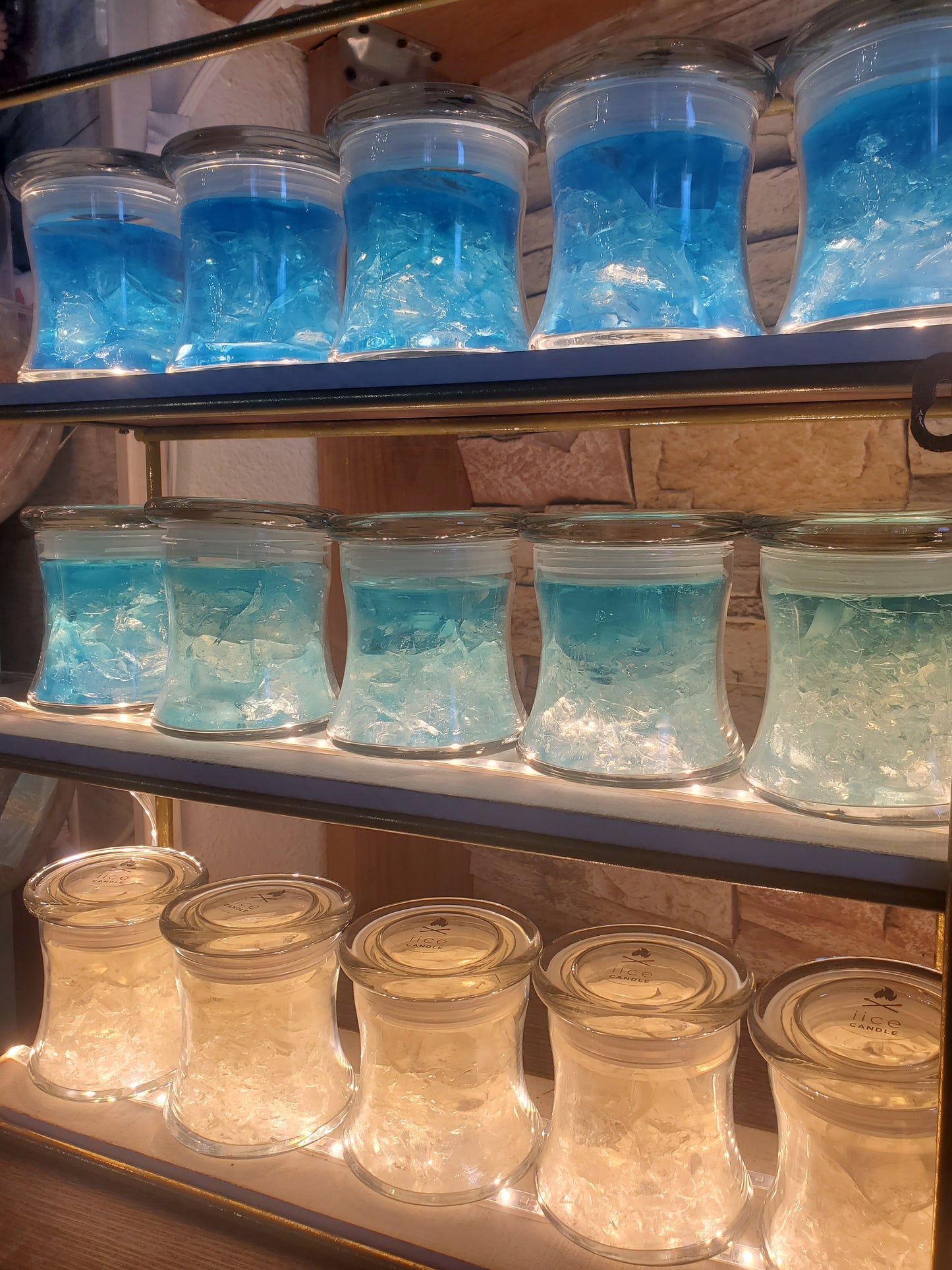 SeaGlass Candles - coral & reef