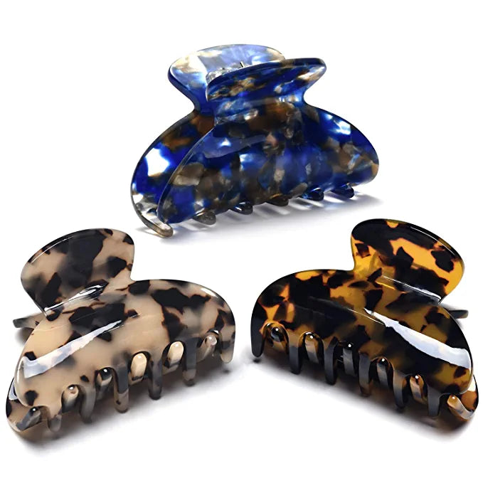 Hair Claws - coral & reef