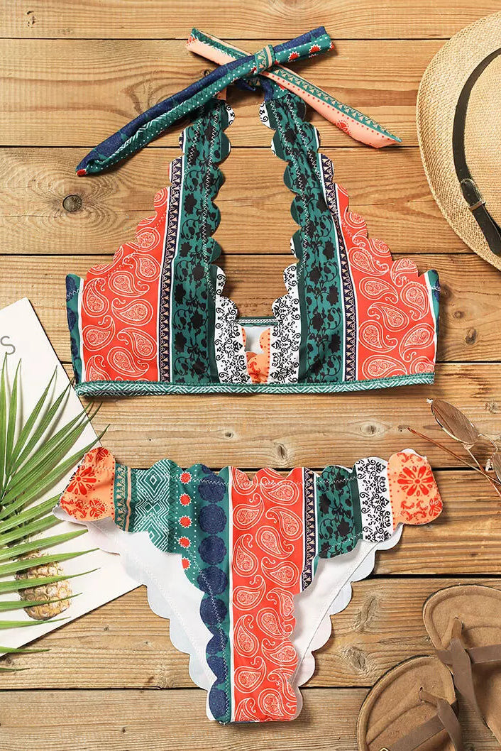 Patchwork Bikini coral & reef .