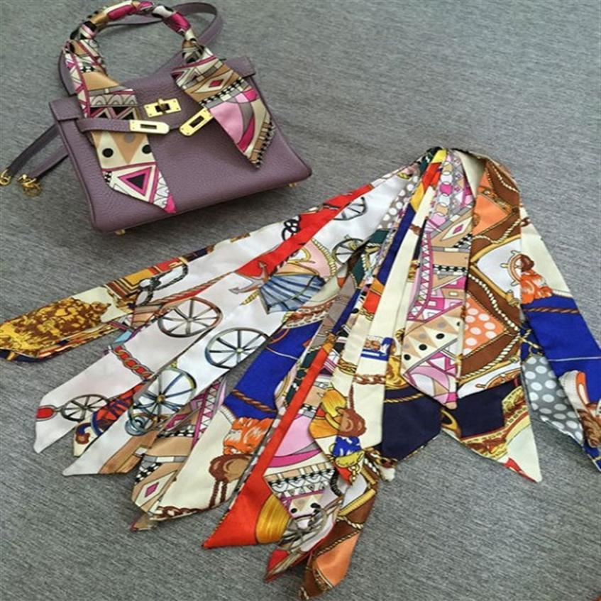Twilly Scarves - coral & reef