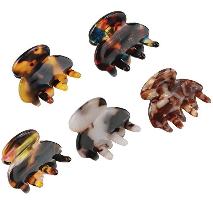 Hair Claws - coral & reef