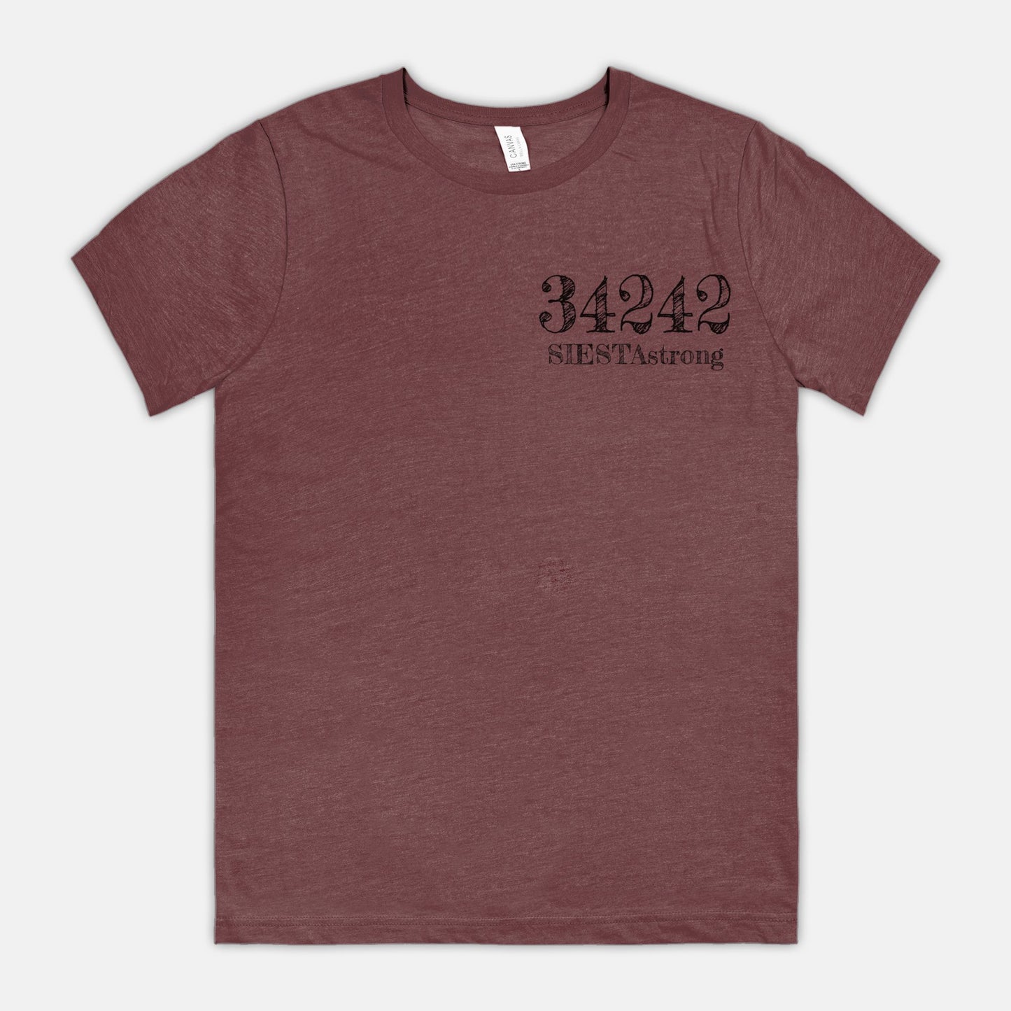 SIESTAstrong zip code tee