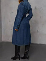 Delia Denim Trench