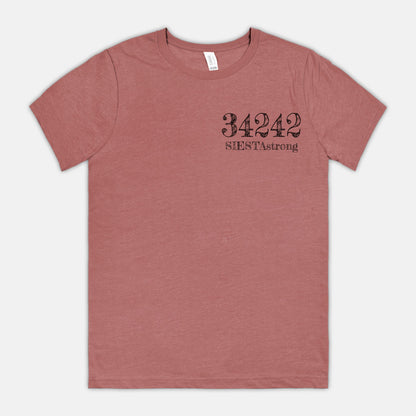 SIESTAstrong zip code tee