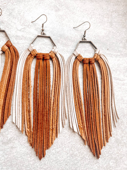 Chinook Fringe Hoop Earrings