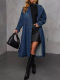 Delia Denim Trench