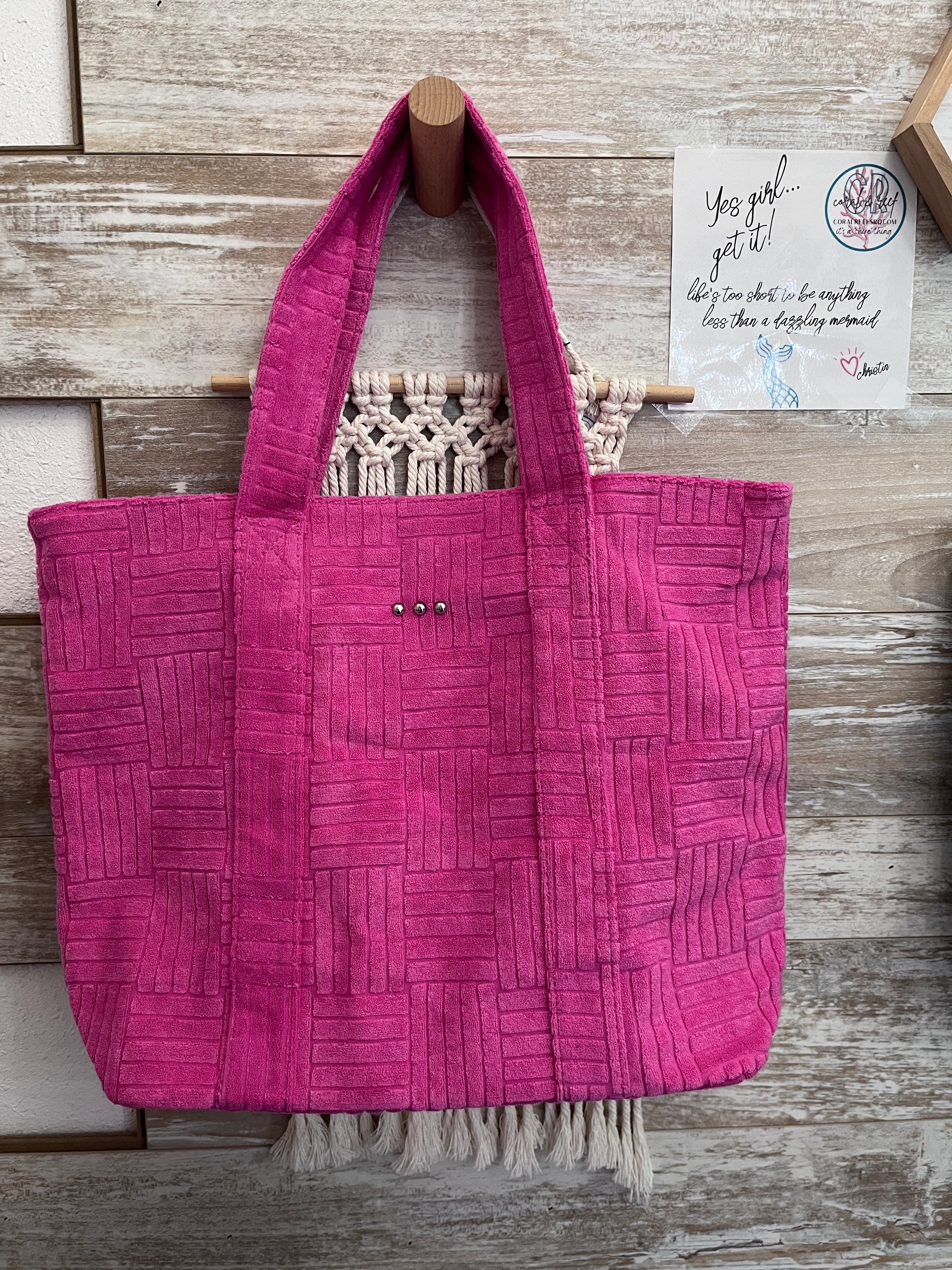 Nina Tote - coral & reef 