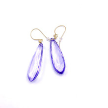 Periwinkle Briolette TearDrop Earrings - coral & reef 