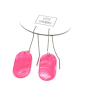 Watermelon Tag Threader Earrings