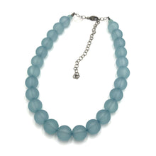 Teal Frosted Marco Necklace - coral & reef 