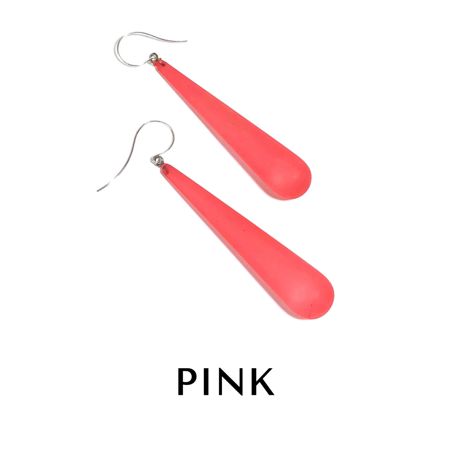 Bijoux Teardrop Earrings - coral & reef 