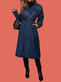 Delia Denim Trench