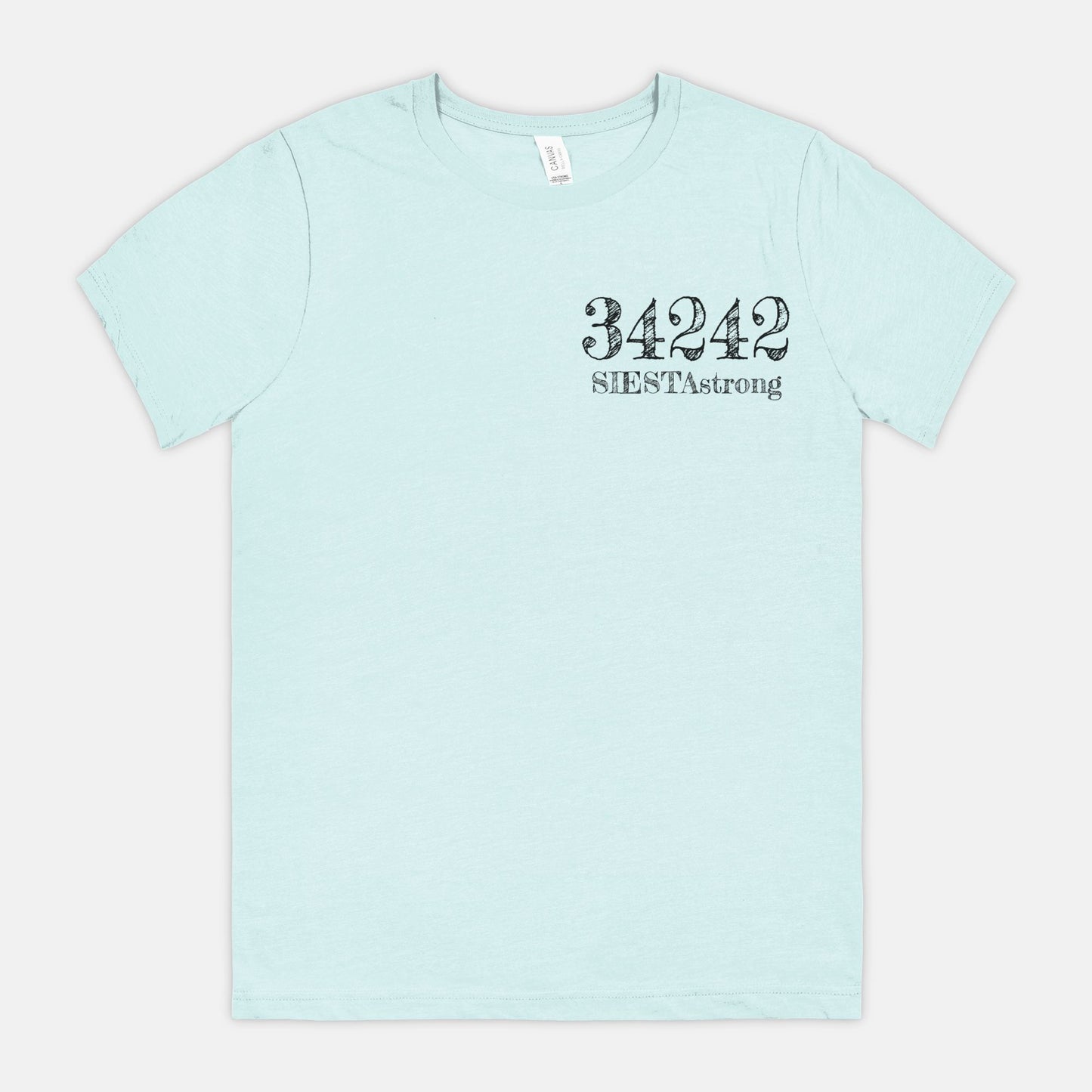 SIESTAstrong zip code tee