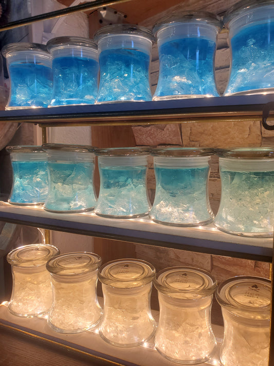 SeaGlass Candles - coral & reef 