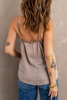 Lux Cami Tank - coral & reef