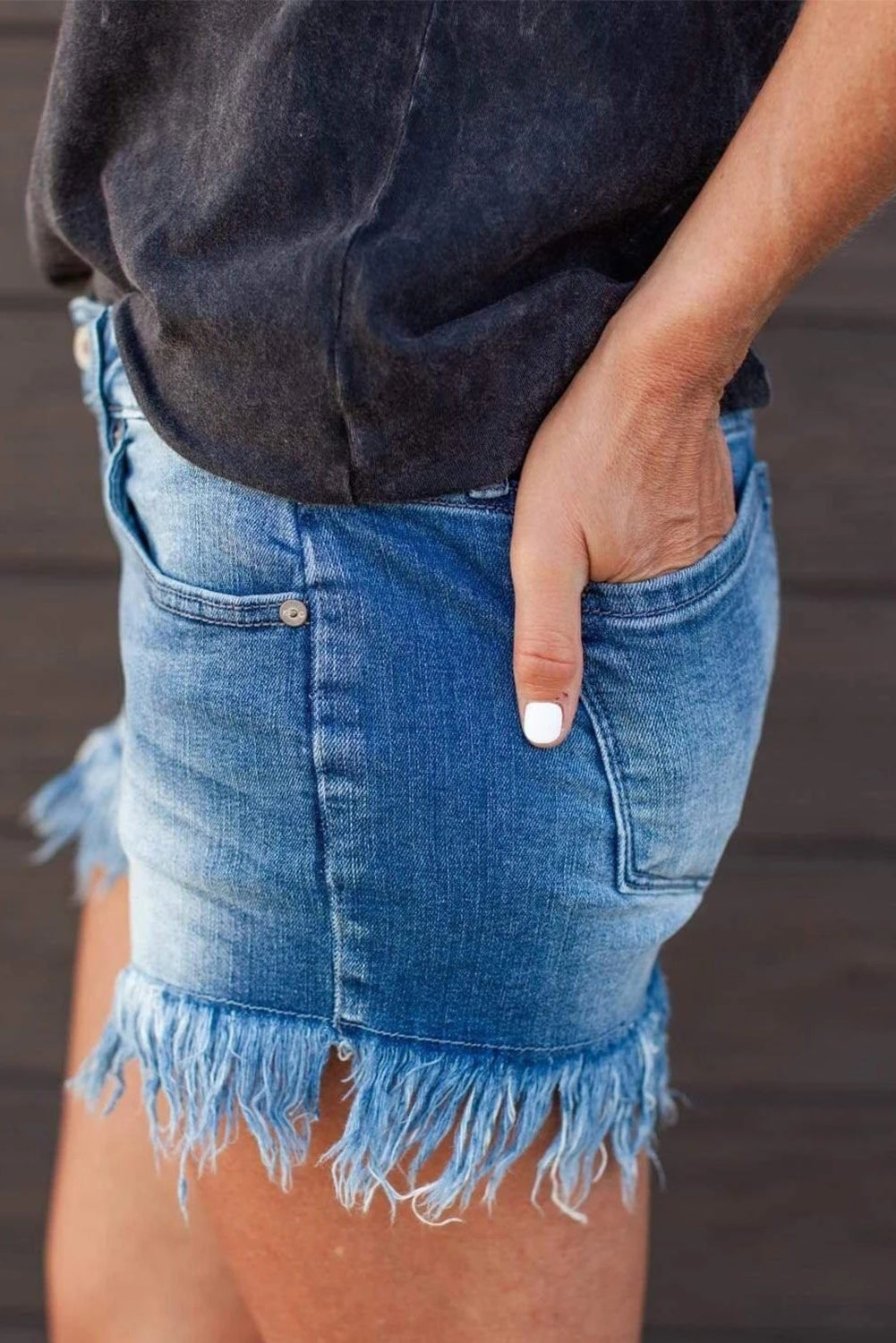 Fringed Out Shorts  coral & reef .