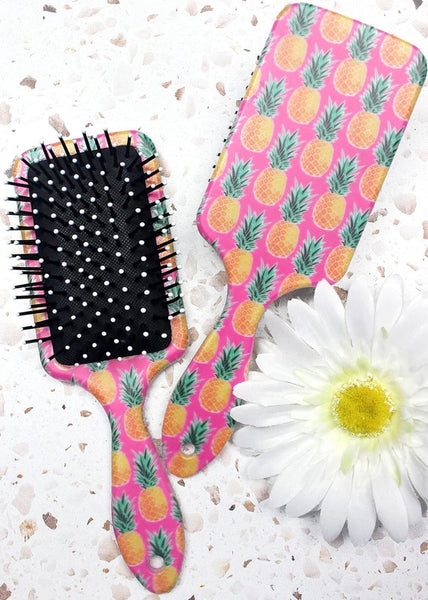 Salty Girl Hairbrushes - coral & reef 